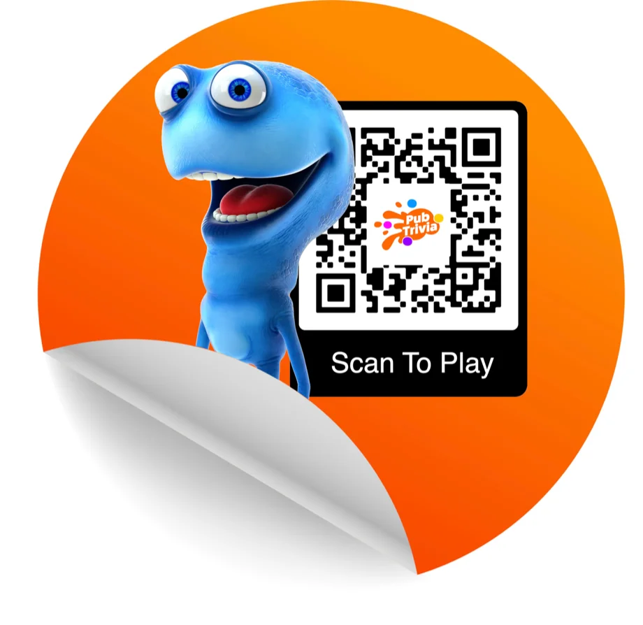 PubTrivia QR-sticker — Scan To Play